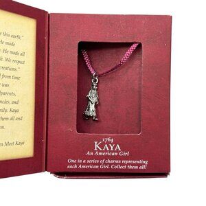 American Girl Kaya Hallmark Charm Necklace 2002 New In Box